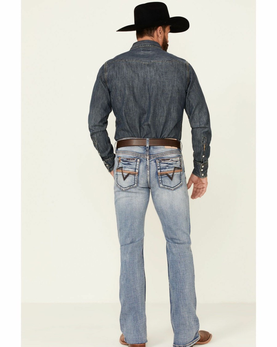 Clothing Cody James | Cody James Core Men'S Holt Medium Wash Stretch Slim Bootcut Jeans Sale