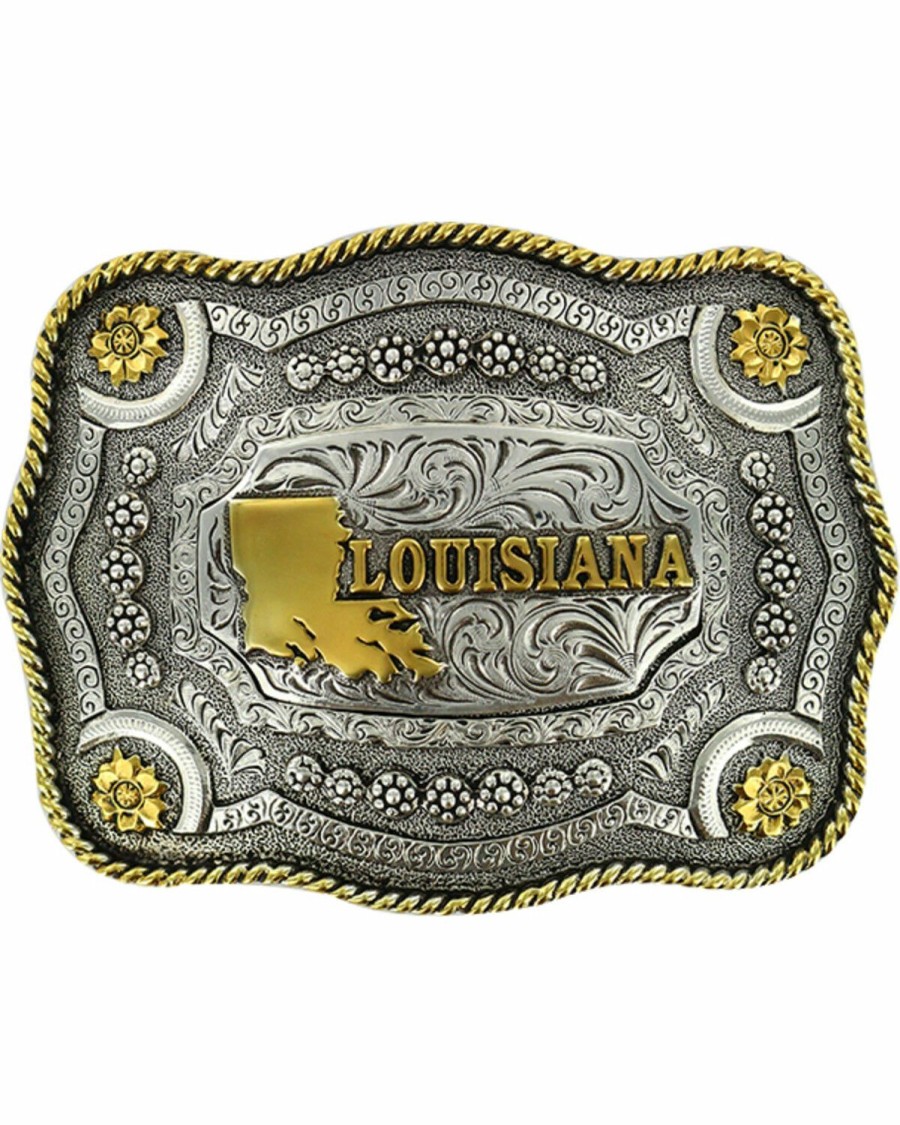 Men Cody James | Cody James Dual Tone Louisiana Buckle Outlet