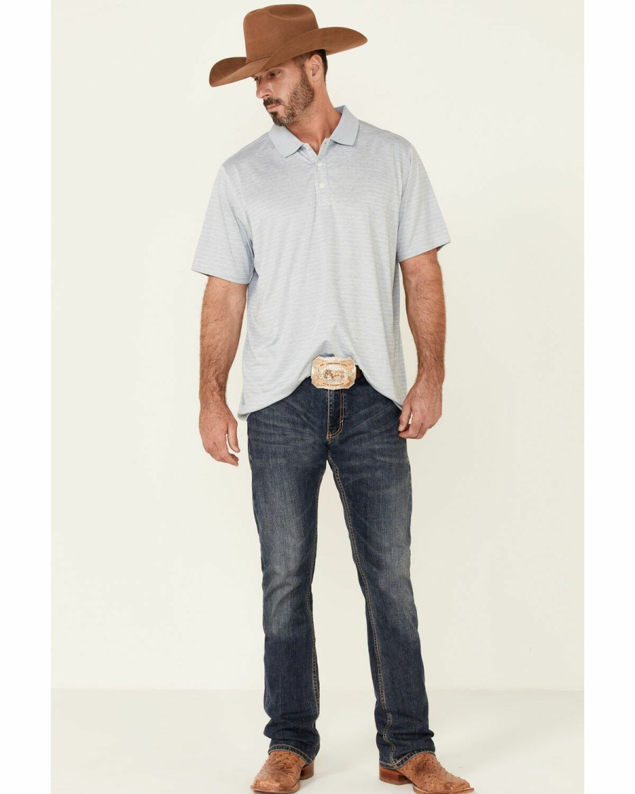 Clothing Cody James | Cody James Core Men'S Bogey Stripe Short Sleeve Polo Shirt Sale