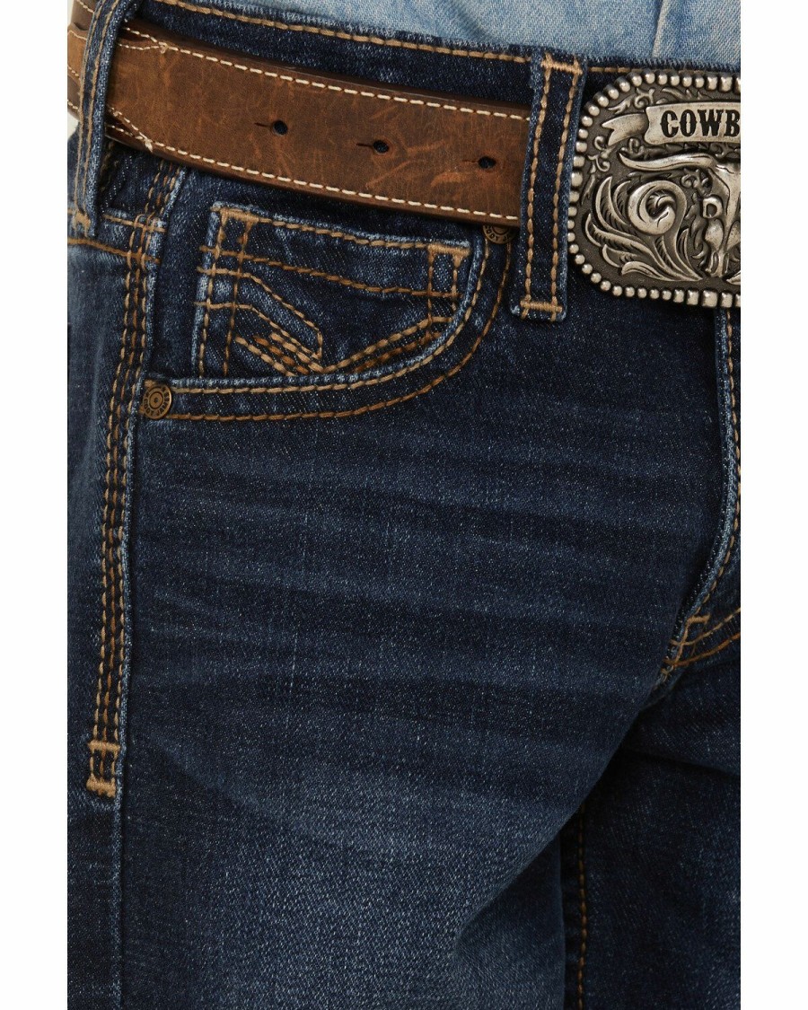 Gifts Cody James | Cody James Boys' Morgan Wash Relaxed Bootcut Jeans Discount