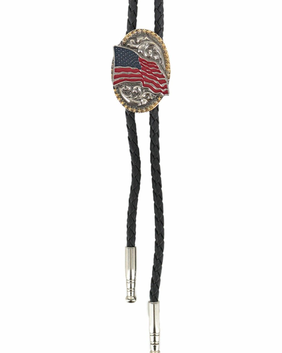 Men Cody James | Cody James American Flag Bolo Tie Sale