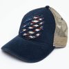 Gifts Cody James | Cody James Men'S Ripped Flag Mesh Ball Cap Outlet