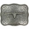 Men Cody James | Cody James Men'S Texas Long Horn Belt Buckle Discount