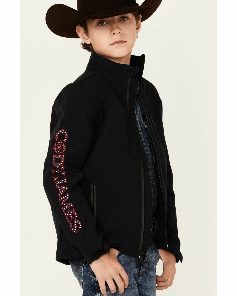 Clothing Cody James | Cody James Boys' Americana Embroidered Softshell Jacket Online