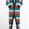 Clothing Cody James | Cody James Infant-Boys' Teal & Red Southwestern Serape Sleep Onesie Set Discount