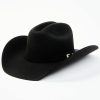 Men Cody James | Cody James Men'S 3X Black Self Buckle Band Wool Felt Western Hat Online