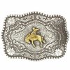 Men Cody James | Cody James Men'S Bucking Bronc Rectangle Belt Buckle Outlet